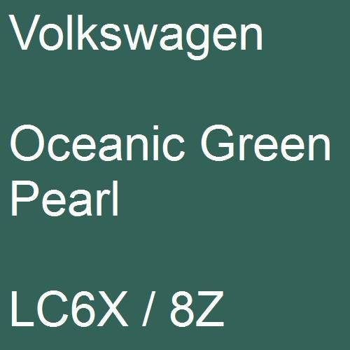 Volkswagen, Oceanic Green Pearl, LC6X / 8Z.